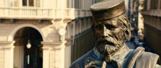 This Janiculum Hill statue of Giuseppe Garibaldi is one of several personified with voiceover.