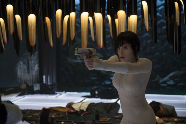 Scarlett Johansson plays The Major, a part-human, part-cyborg agent in "Ghost in the Shell."