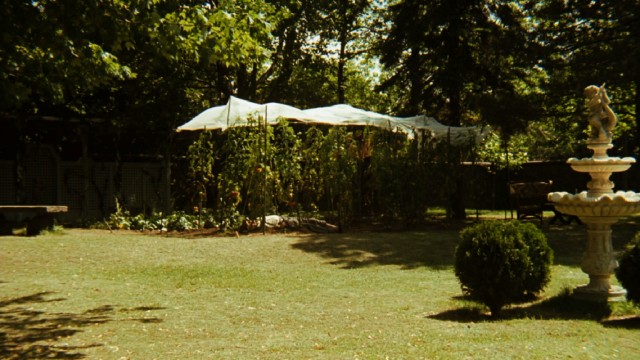 The Godfather's "new" Blu-ray edition includes only an audio commentary for extras, which makes this orange grove menu shot the only video on the disc besides the movie.