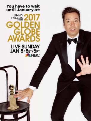 Hold on to your globes... he's back. Ricky Gervais hosts the 2016 Golden Globe Awards -- official poster