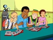 Ubuntu gets into Bingo with next-door neighbor Ray Johnson.