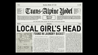 This Trans-Alpine Yodel front page story is one of forty items found in the stills gallery.