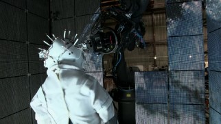 LED light panels and robotic cameras contribute to "Gravity"'s dazzlingly versatile and realistic vision of outer space.