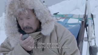 Aningaaq (Orto Igantiussen) is the remote Eskimo who picks up Ryan Stone's space transmissions.