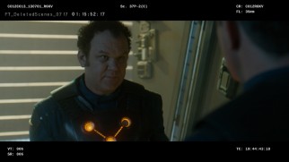 Corpsman Dey (John C. Reilly) deals with a blinky chest light in this deleted scene.