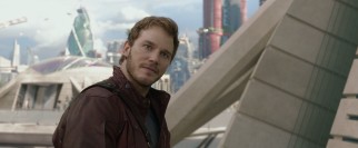 Protagonist Peter Quill (Chris Pratt), alias Star-Lord, is a hero only in his own mind.