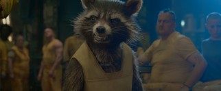 At maximum security prison The Kyln, genetically engineered raccoon Rocket announces he has a formidable protector.