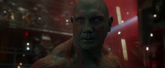 Drax the Destroyer (Dave Bautista) scores big laughs with his ignorance of metaphors.