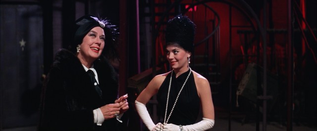 "Gypsy" gives a happy ending to the overbearing stage mother (Rosalind Russell) and her burlesque star daughter (Natalie Wood).