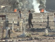 David Fincher directs Michael Douglas in a burning Mexican graveyard.