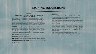 Teachers get four lesson plans using clips from the movie to tie in with the book.