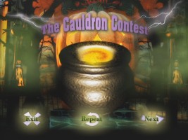 Part of "Halloweentown Hijinks." The idea? Each person adds a new word to a list until someone can't remember all the words!!!