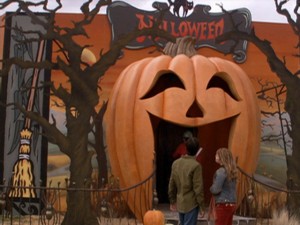 This haunted house may look ominous, but inside, it's anything but scary.