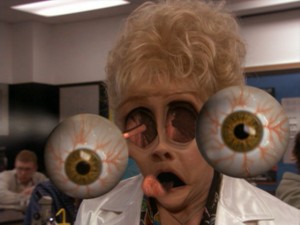 Don't talk in Aggie Cromwell's class!