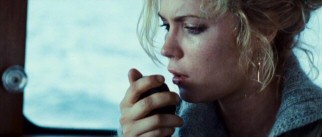 With the boat stopped and the captain incapacitated, Annett (Pihla Viitala) seeks to raise the would-be whale watchers' spirits in Icelandic fashion, singing Bjrk over the radio.
