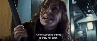 Nearly half of the film is in Icelandic, including all of Mamma's (Gurn Gsladttir) lines. The savory dialogue is translated to English in burned-in subtitles.
