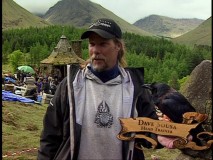 Head trainer Dave Sousa talks about working with crows in "Care of Magical Creatures."