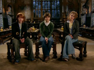 Rupert Grint, Daniel Radcliffe, and Emma Watson host "The Making of 'Harry Potter and the Prisoner of Azkaban'", a short promotional TV special that seems to have been aired on HBO.