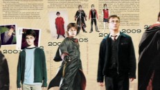 Harry Potter's growth is charted in a promo for the companion book "Harry Potter: Film Wizardry."