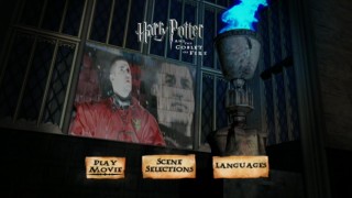 Bulgarian Quidditch star Viktor Krum (Stanislav Ianevski) gets his due on the Disc 1 main menu.