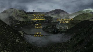 Disc 2's main menu offers an impressive, fluidly-traversed CGI rendering of the film's Triwizard Tournament settings.