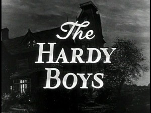 Part of the title screens for "The Hardy Boys", the serial that debuted in October of 1956 on "The Mickey Mouse Club."