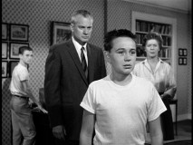 Fenton makes Tommy Kirk cry, while being sure to face forward for the cameras.