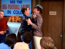 Running a gambling racket has gotten the plaid-coated Ralph into trouble with Bruiser (Paul Linke), who really wants the $80 he's owed.
