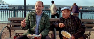 Eddie's best friend (Rob Corddry) and father (Jerry Stiller) may not give the best advice, but they do provide the film with humor.
