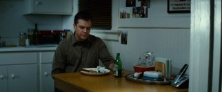 Dinner for one... Being able to communicate with the dead is more of a curse than a gift for lonely San Franciscan George Lonegan (Matt Damon).