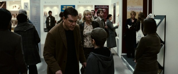 George Lonegan (Matt Damon) is not prepared to give Marcus what he seeks when their paths cross at a London book fair.
