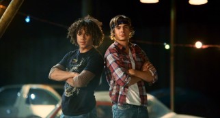 The boys (Corbin Bleu, Zac Efron) are back indeed and tougher than ever with their rolled up sleeves and bandanna.