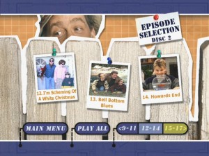 Episode Selection menu on Disc 2.