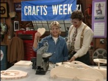 When he's not fumbling his words, Brad gets to shine on "Tool Time."