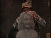 After twenty date-free years, Wilson quickly and strongly takes to Jill's professor Judith, enough to sculpt a bust.