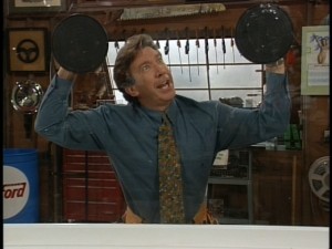 The Toolman gives his best Garfield impression.