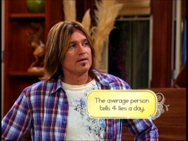 The average person tells 4 lies a day, according to one of this fun fact carrying the Billy Ray Cyrus look of authenticity. The more you know...
