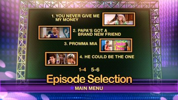 "Miley Says Goodbye?" breaks with the four-episode standard, meaning the DVD needs two pages to list all these episodes!