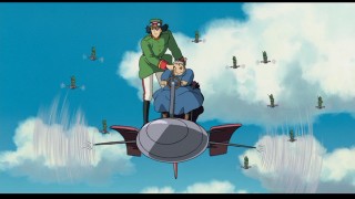 It wouldn't be a Miyazaki movie if the characters didn't take to the air at least once.