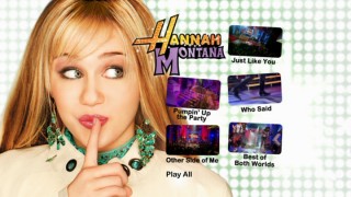 The lone menu is the only thing 16x9-enhanced on the Hannah Montana Concert DVD.