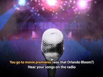 Pop Star is strictly karaoke. Notice how Hannah Montana's lyrics take new meaning with age. Two years ago, the question was uttered with excitement. Today, it's seriously asking, "Was that Orlando Bloom?"