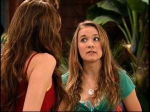 Lilly Truscott (Emily Osment)'s subtle hints to Miley are about the only subtle acting to be found in "Hannah Montana".