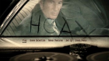 Richard Gere's car window writings kindly provide the second word of the movie's title in the animated main menu.