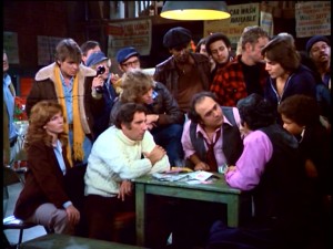 In what's not your typical Christmas episode, "Taxi" centers on a poker game in which Alex (Judd Hirsch) is bankrolled by Louie (Danny DeVito).