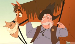 Buck, Sheriff Sam's athletic horse, is eager for adventure.