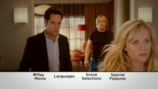 Lisa (Reese Witherspoon) walks out on both George (Paul Rudd) and Matty (Owen Wilson) in this shot from the DVD's main menu montage.
