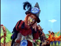 With a bit of magic, aspiring mayor Witchiepoo rallies the support of Living Island's assorted residents.