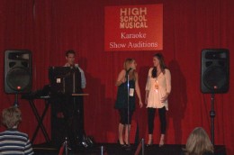 Big kids try their hand at "High School Musical" karaoke show auditions.
