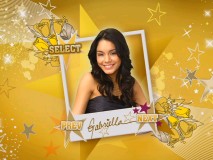 I'm not sure that a Polaroid was the best choice for a frame to put around Vanessa Ann Hudgens, but nevertheless, that's what you'll see if you select her as your avatar.