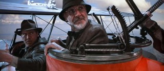 Father (Sean Connery) and son (Harrison Ford) take flight in efforts to escape those darn Nazis.
